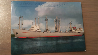 Postkarte Frachtschiff Tannenfels Deutsche Dampfschifffahrts Gesellschaft Hansa
