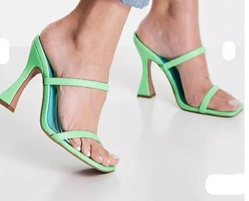 Lime green sale mule heels
