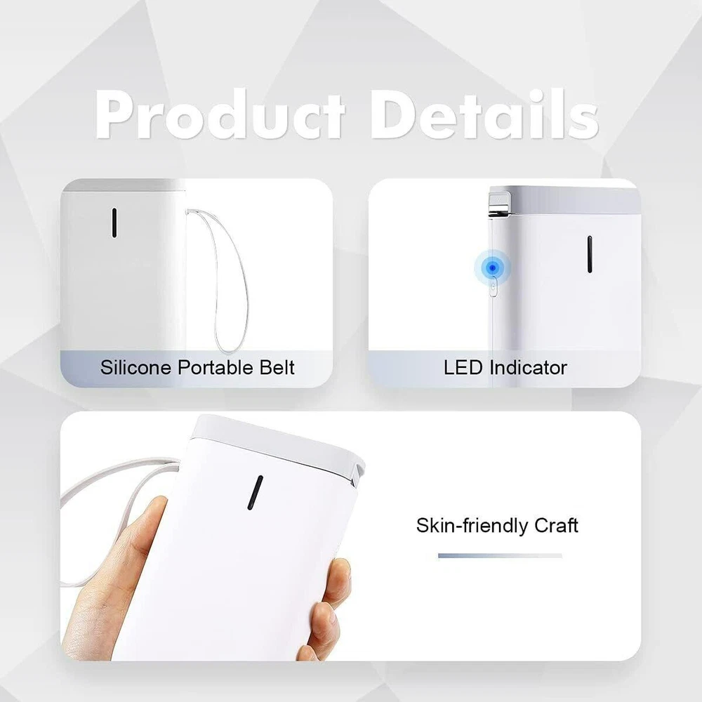 Bluetooth Label Maker D11 with Tape, Portable Wireless Sticker Machine  