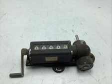 Working vintage Veeder Root Mechanical 5-Digit Display Counter