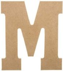 Letter M Initial House Wall Plaque Sign Address Yard Garden Shed Decor 12"H