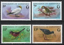 1978 Guernsey Sg 169/172 Birds MNH