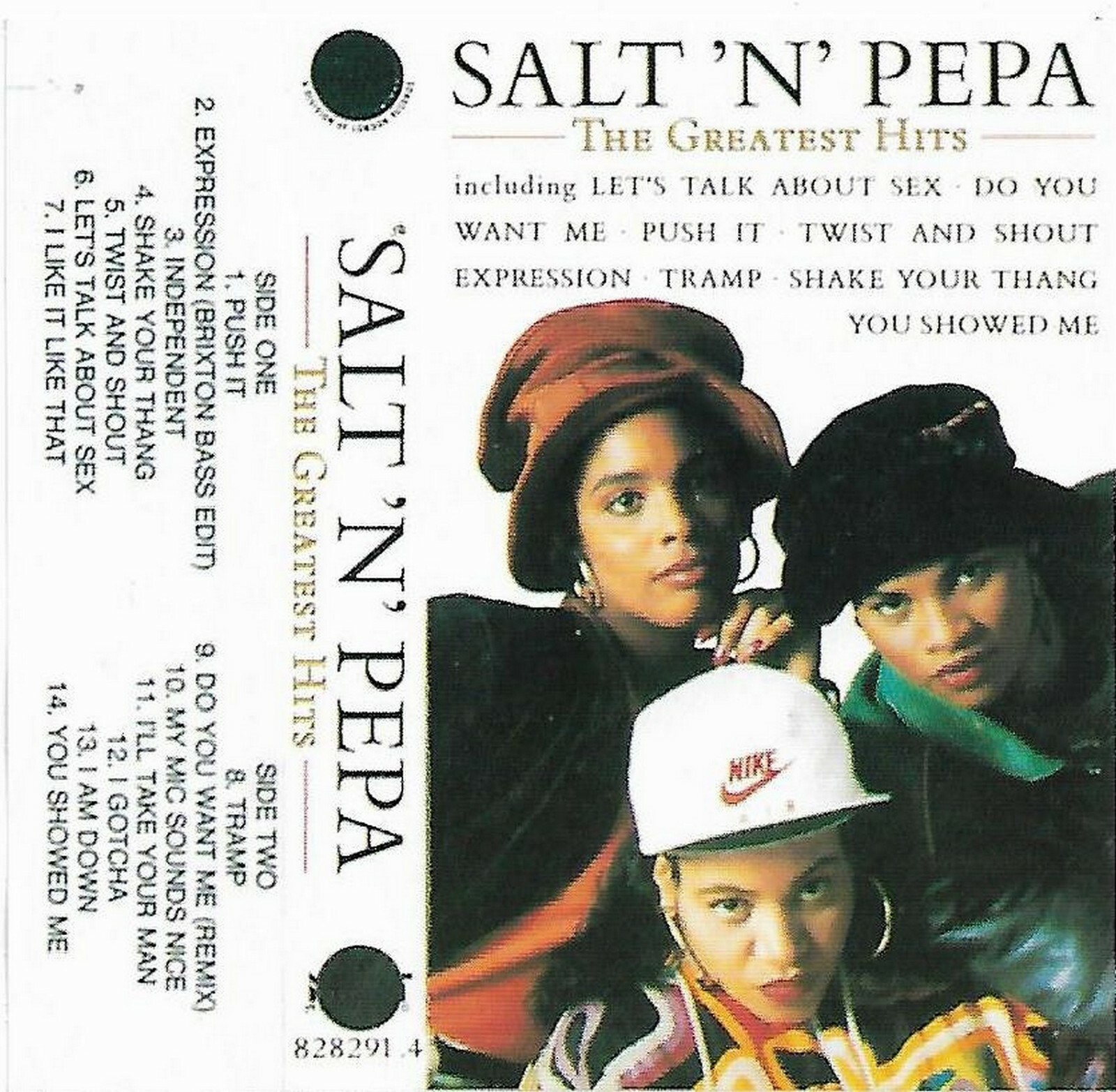 Salt 'N' Pepa The Greatest Hits CASSETTE ALBUM Electronic House Hip Hop