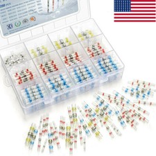 Car Waterproof Heat Shrink Butt Terminals Solder Seal Sleeve Wire Connectors Kit