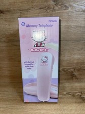 Hello Kitty Landline Corded Phone Pink Memory Lighted Keypad GE Sanrio 2000 NIB
