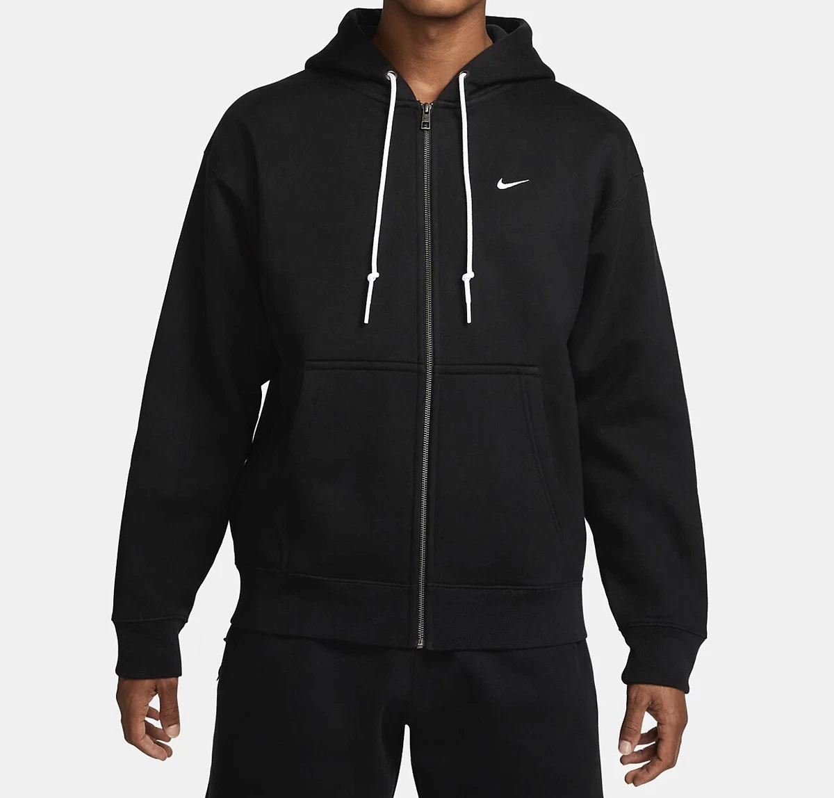Nike full zip hoodie black 2025