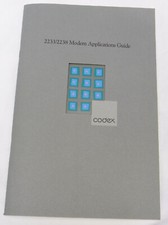 Motorola Codex 2233/2239 Modem Applications Guide Manual Vintage 1987