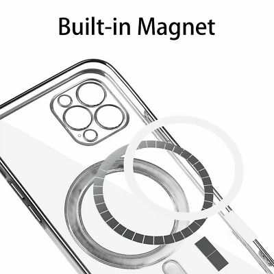 Buy Magnetic Clear Phone Case-MagSafe Cover For Apple IPhone 12 / 13 / Pro / Max