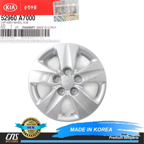 ⭐GENUINE⭐ Wheel Cover 15" for 2014-2018 Kia Forte Forte5 52960A7000