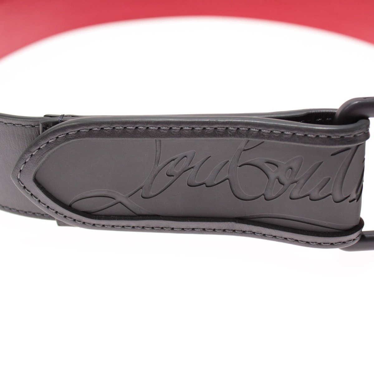 Christian Louboutin NWT Loubi Belt w/ Spikes Size 85 / US 34 in
