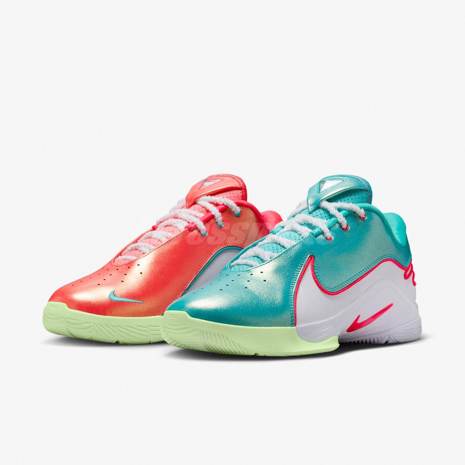 Мужской баскетбольный мяч Nike LeBron XXII 22 Xmas EP Christmas Pack Limelight HV5147-600