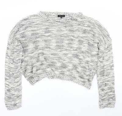 Newlook Damenpullover weiß Acrylmischung Größe 14