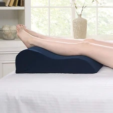 Lounge Leg Rest Elevator Wedge Pillow,  Random Dark Colors Standard