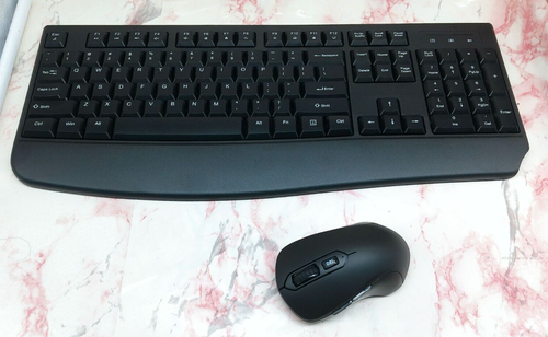 EDJO Wireless Keyboard and Mouse, 2.4G Full-Sized Ergonomic