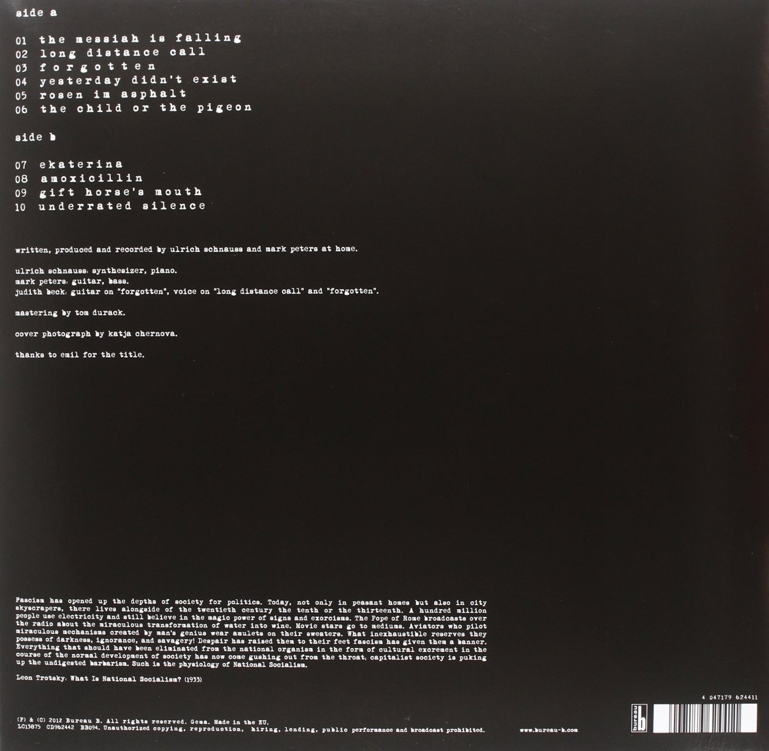 Ulrich Schnauss & Mark Peters LP +CD 未開封 Ulrich Schnauss & Mark Peters – Destiny Waiving | Releases
