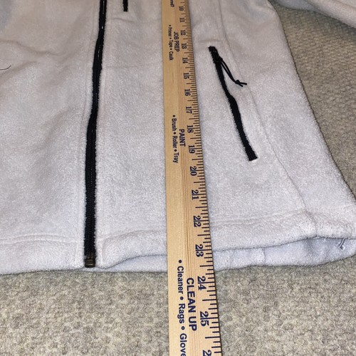 Columbia Sportswear Full Zip Fleece Sweater Interchange White/Black Women Medium - Picture 5 of 11