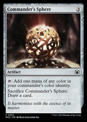 Commander's Sphere x1 - Commander: March of the Machine - NM-Mint, English - Com