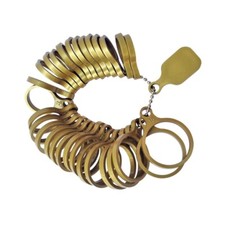 Ring Gauge Plastic Sizer Measure Finger Sizes 1-15 Basic Jewelers Tool Measuring