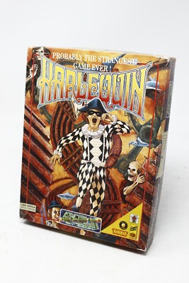 Harlequin - Commodore Amiga 500 Plus - Vintage Big Box Adventure Game - See Desc