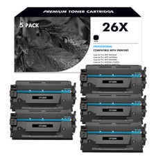 5PK CF226X Toner Cartridge For HP 26X Laserjet Pro M402n M426 M426fdw W/Chip