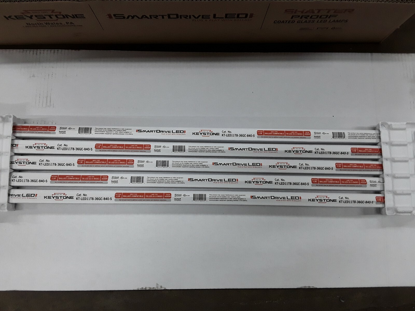 Keystone KT-LED11T*-36GC-840-S, 11W 4000K Lumens Box of 25