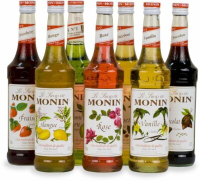 Monin Premium Flavoring Syrup, 750mL, 25.4 oz (select flavor below)