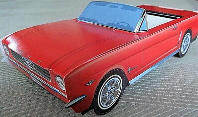 18 ~ Holliday Red Cars 9  Chevys and 9 Ford Mustang Cardboard Kid Food Box Trays
