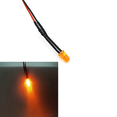 LED de 3mm con cable de 20cm 3V 6V 12V 24V 48V 110V 220V diodos luminosos LED decorativos diodos - Imagen 13 de 14