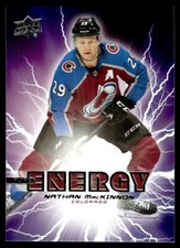 Nathan MacKinnon 2019-20 Upper Deck Pure Energy #PE-18 Colorado Avalanche