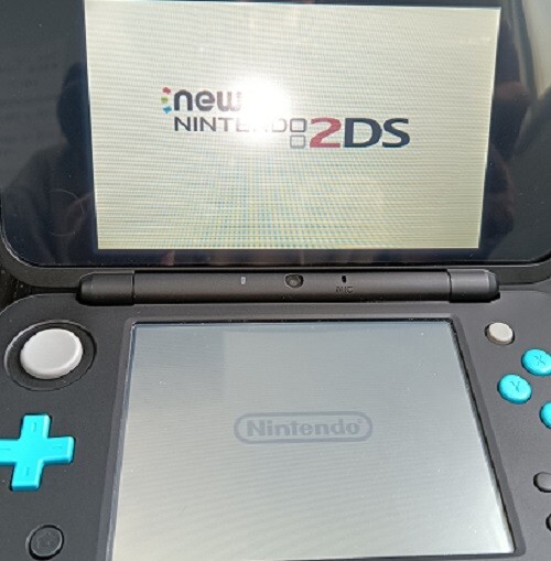 New Nintendo 2DS XL LL Black Turquoise Console only Working