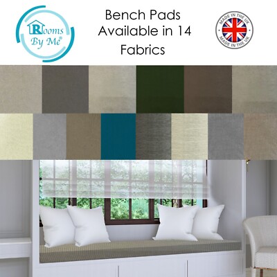 Premium Indoor Bench Cushion/Seat Pad, Customised Sizes, 14