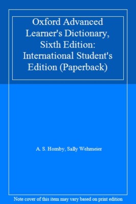Oxford Advanced Learner's Dictionary By A.S. Hornby. 97801943155