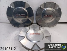 OEM 2007-2012 GMC Acadia 3.6L center cap set of 3