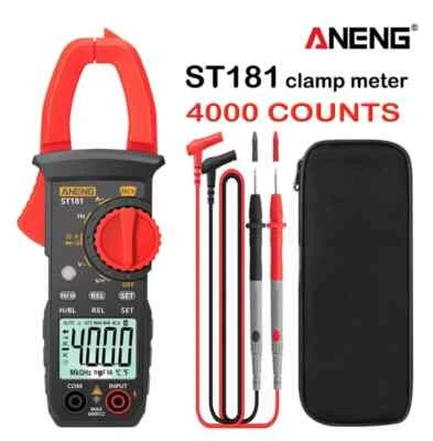 ANENG ST181 Clamp Meter Digital Multimeter DC/AC Voltage 4000 Counts Current