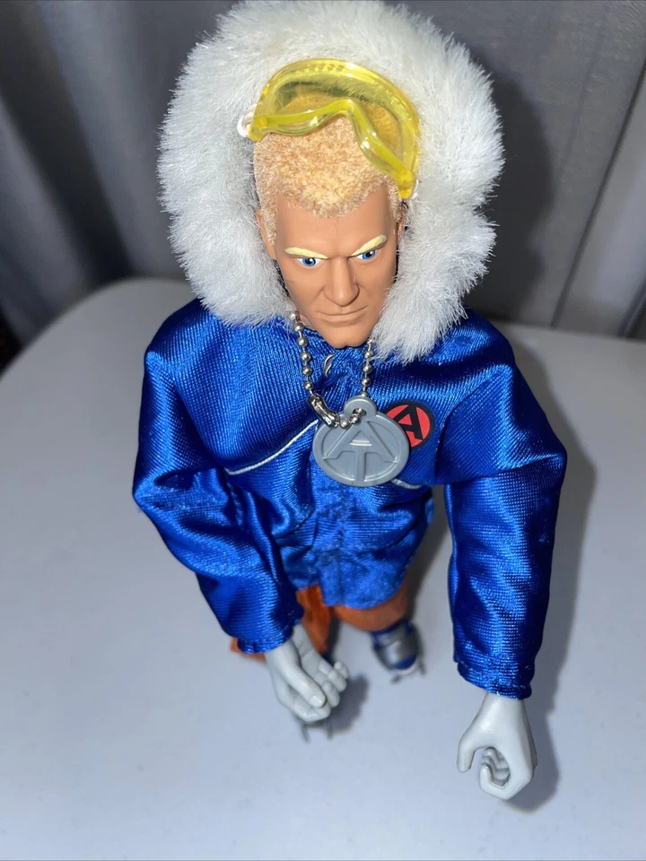 De colección 2001 GI Joe Adventure Team Hunt For Yeti Blue Arctic sin armas Foto 4 de 4