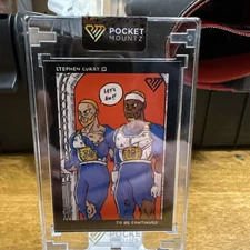 Stephen Curry Canvas Marketing Pocket Mountz “To Be Continued.. let’s go 2/30