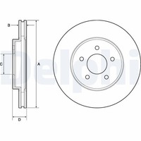 2X Delphi Bremsscheibe BG4120 FüR Ford Mazda Tribute Ep Maverick 16V Fwd 24V Awd