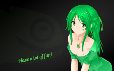 Anime Linux Ostan OS Tan Opensuse 11x17 Poster