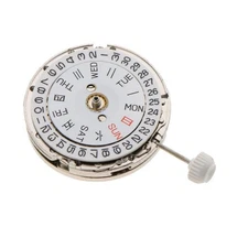 Gold/Silver Automatic Mechanical Watch Movement Double calendar For Miyota 8205