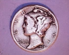 1928  MERCURY DIME***  127-6A