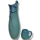 1998 Van Briggle Collector Society Vase And Mug