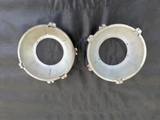 MG MGB Jaguar XKE Triumph Original Headlight Bucket Bowl Seating Rim Set 