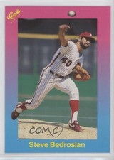 1989 Classic Update Pink/Light Blue Travel Edition Steve Bedrosian #34 0au4