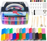 Modelliermasse Set Polymer Clay 26 Farben 25G Ofenbacken Mit Werkzeugen Kinder
