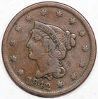 1842-P Large Cent — photo from another recent sale