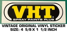 VHT SPRAY PAINTS PLUS - VINTAGE ORIGINAL VINYL DECAL STICKER