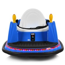 6V Vehicle 360  Spin Race Toy Kids Ride On Bumper Car w/ Remote Control Navy