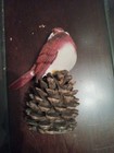 Cardinal on pine cone figurine #56 of the series 5 in. — photo 1