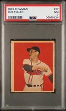 1949 Bowman Bob Feller #27 PSA 7