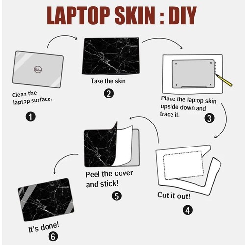 A+C Side 15 16 17 Inch Laptop Sticker Skins Galaxy Notebook Computer Cover - Bild 4 von 13